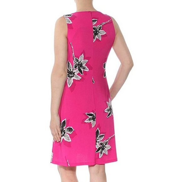 AMERICAN LIVING Floral Print Sleeveless Shift Mini Dress - Picture 2 of 4